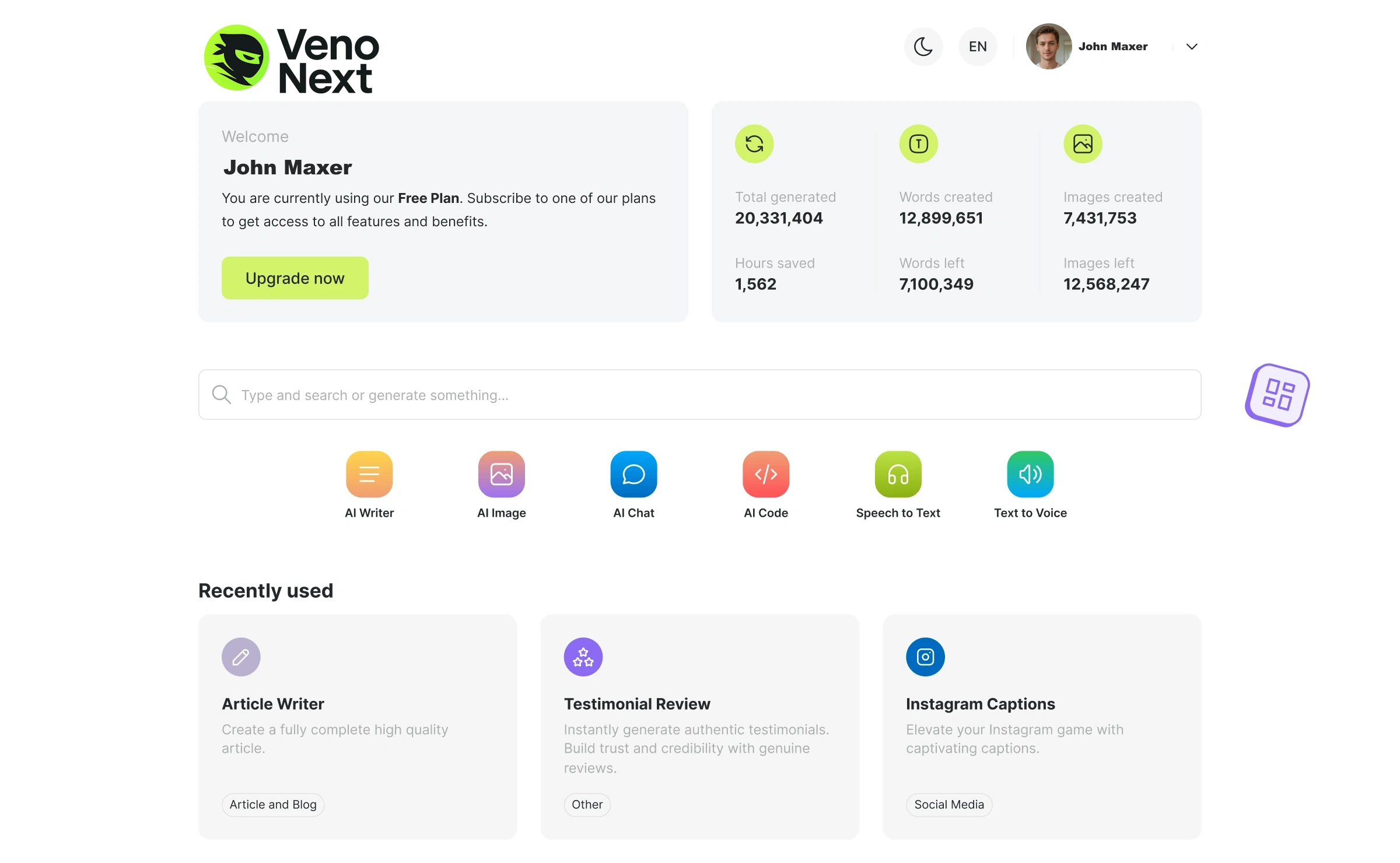 Application preview